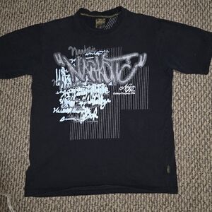 Nautica Black Graphic Tee
